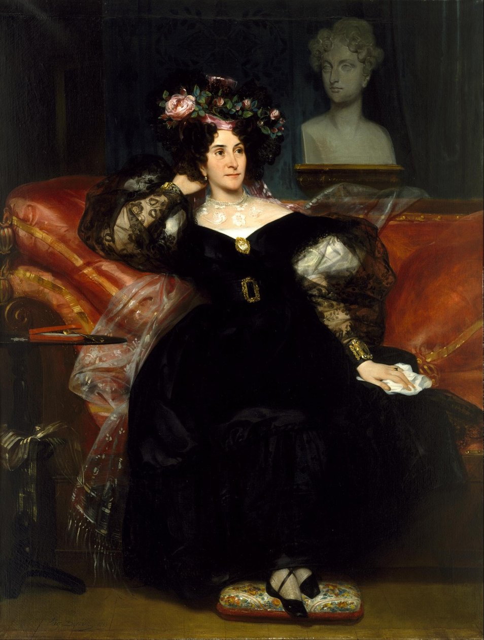 Ritratto di Mme Jules-Antoine Droz da Eugene Deveria