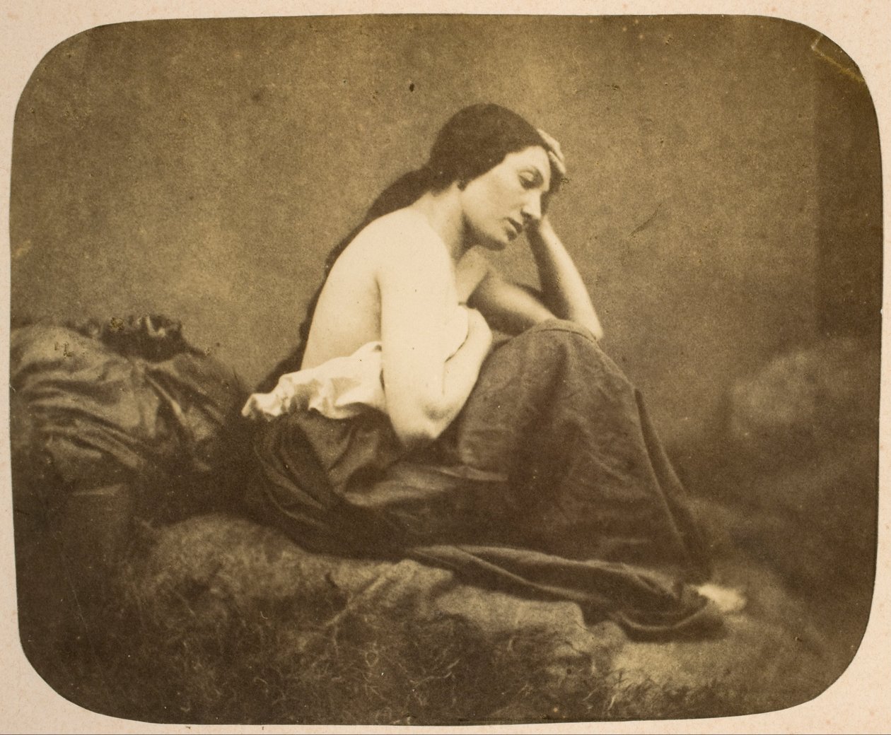 Ritratto femminile da Eugène Durieu