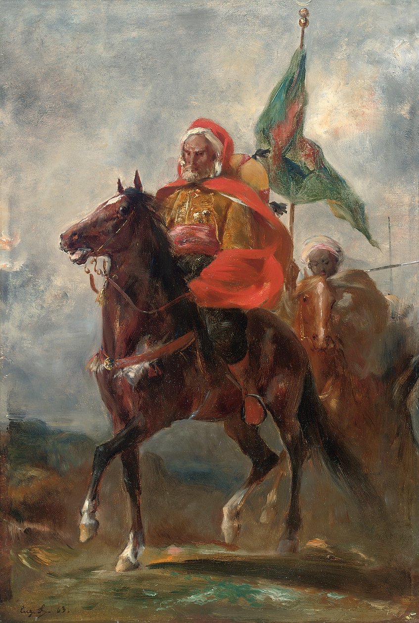 Un capo orientalista a cavallo da Eugène Fromentin
