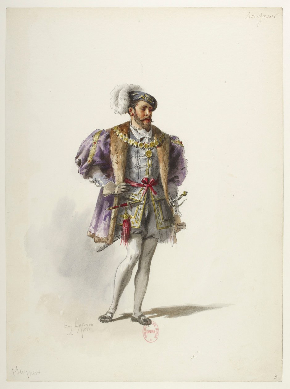 Btv1b84558104 03 - Saint-Saëns - Enrico VIII - Modelli in costume - Lacoste - 3. Seigneur da Eugene Lacoste
