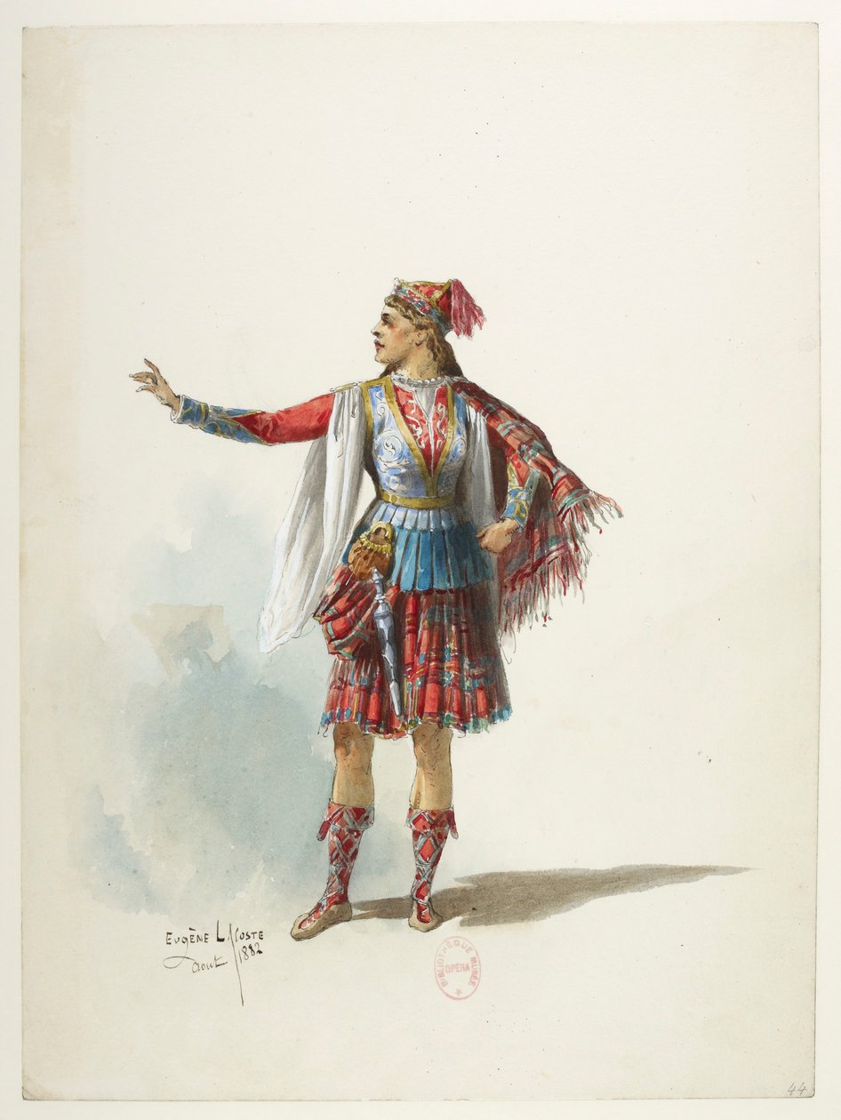 Btv1b84558104 44 - Saint-Saëns - Enrico VIII - Modelli in costume - Lacoste - 44. Costume da Eugene Lacoste