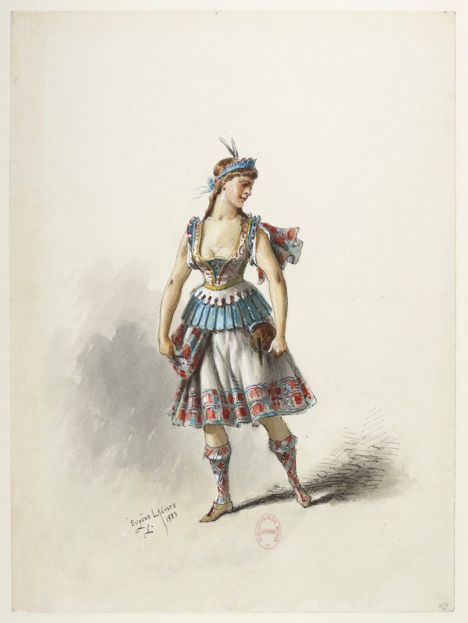 Btv1b84558104 71 - Saint-Saëns - Enrico VIII - Maquettes de costumi - Lacoste - 69. Costume da Eugene Lacoste