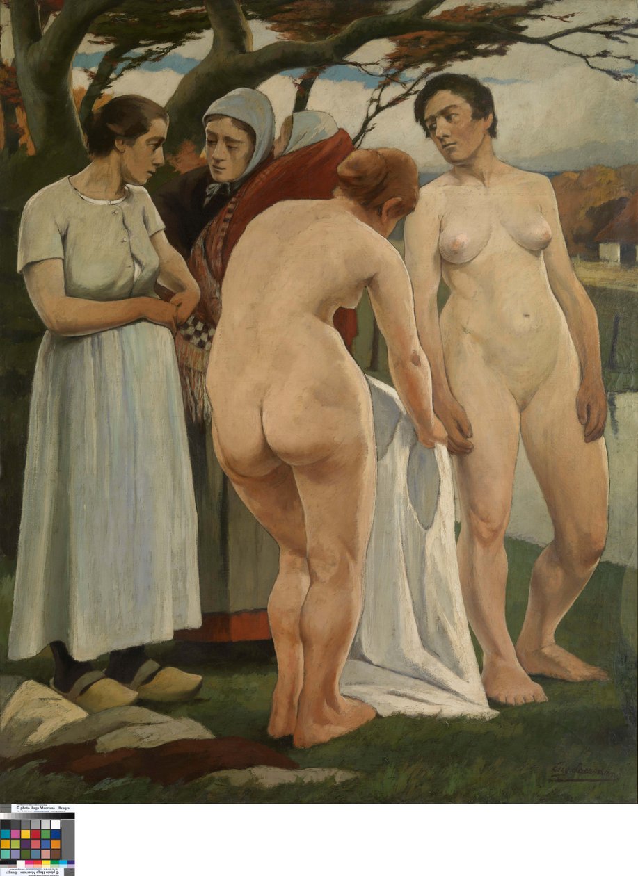 Donne da bagno da Eugene Laermans