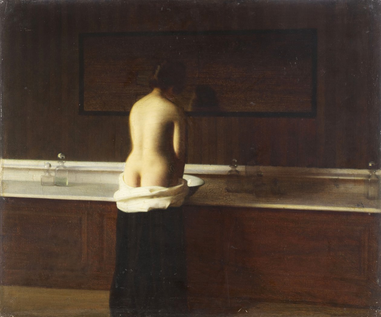 Giovane donna alla sua toilette, 1898 da Eugène Lomont