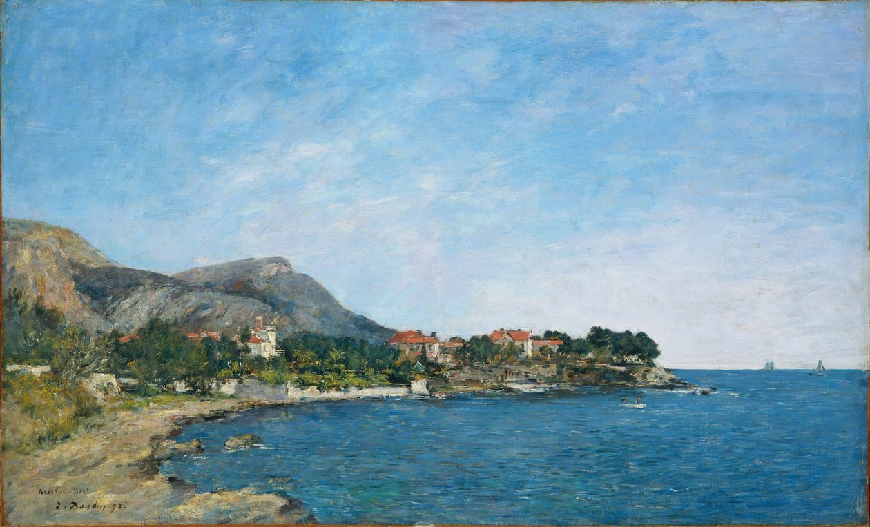 Beaulieu: La baia di Fourmis da Eugene Louis Boudin