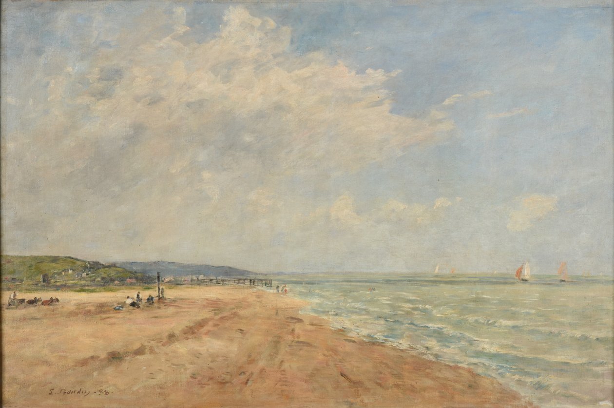 Marea montante (Baia di Saint-Valéry) da Eugene Louis Boudin