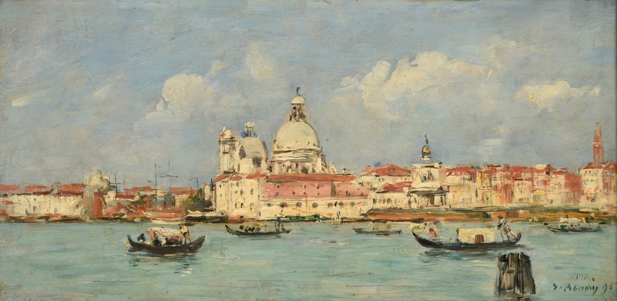 Venezia. Dogana e Notre-Dame-de-la-Salute da Eugene Louis Boudin