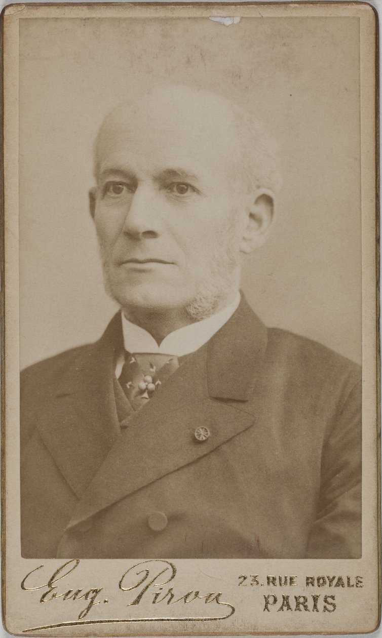 Ritratto di Constant-Louis-Jean-Benjamin Jaurès (1823-1889), (ammiraglio, diplomatico, politico) da Eugene Pirou