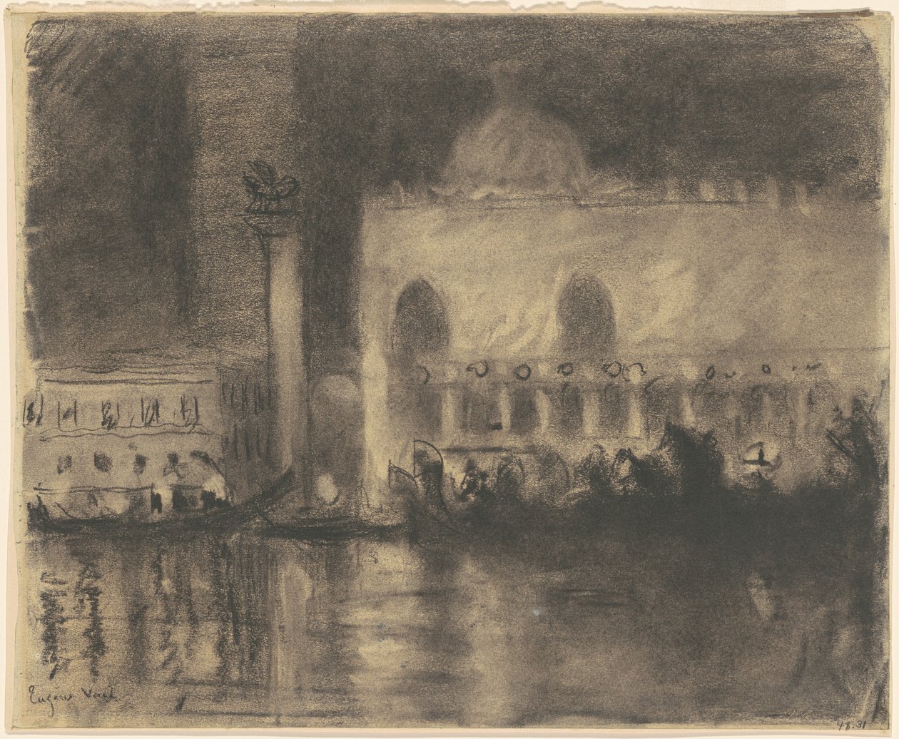 Memoria di Venezia: il Palazzo Ducale e la Piazzetta da Eugène Vail