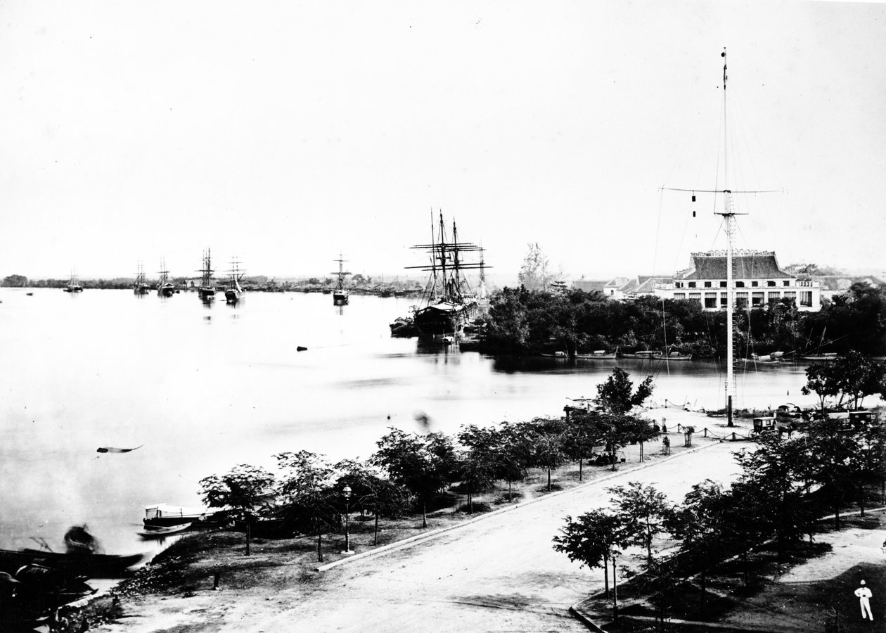 Lungomare, Saigon, c.1870 da European Photographer