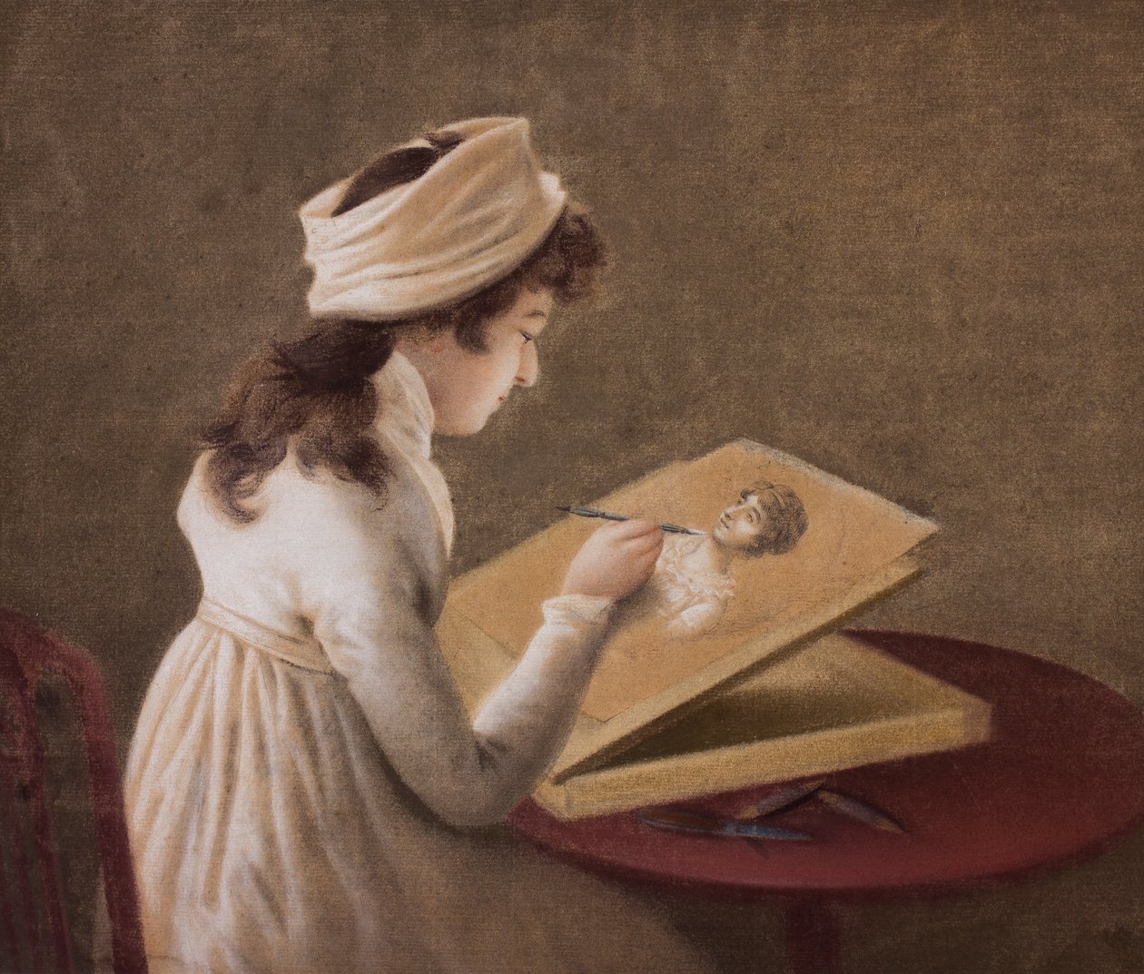 Ritratto di un artista da European School