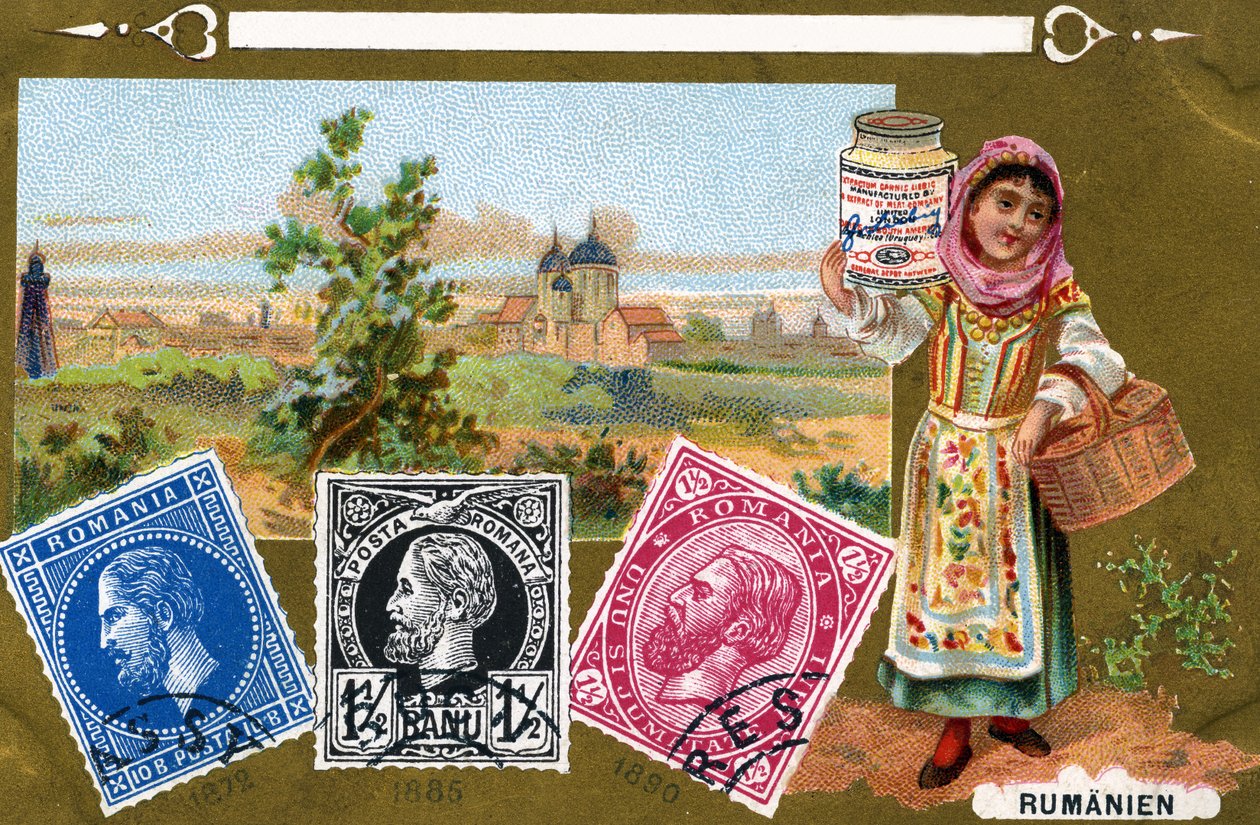 Francobolli rumeni, 1897 da European School