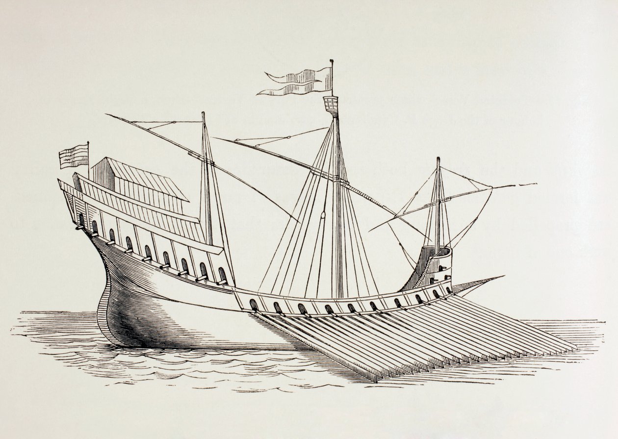 Galea del XVI secolo, c.1880 da European School