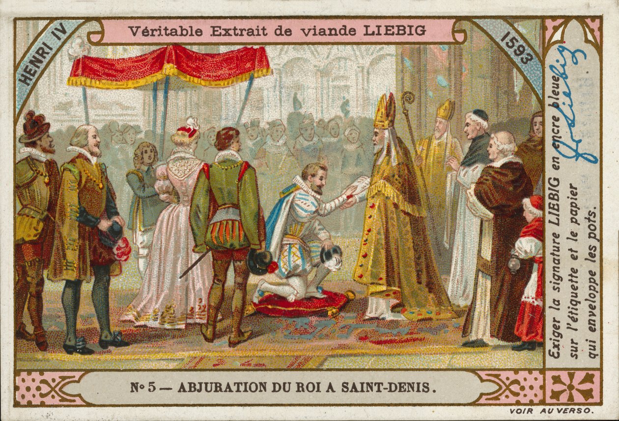 Conversione di Enrico IV di Francia al cattolicesimo da European School