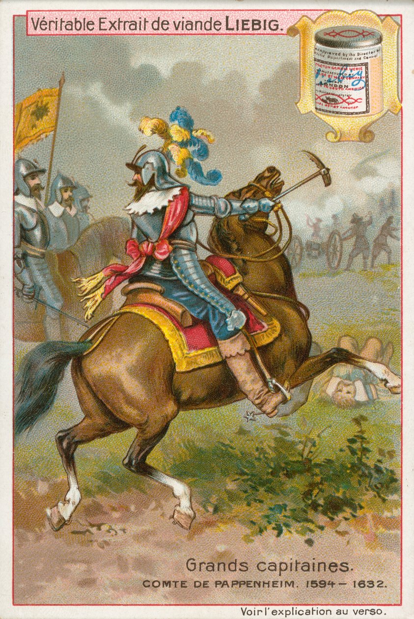 Conte di Pappenheim, carta Liebig, inizio XX secolo (cromo) da European School