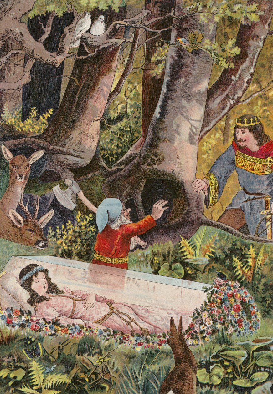 I racconti dei Grimm: Biancaneve (cromolito) da European School