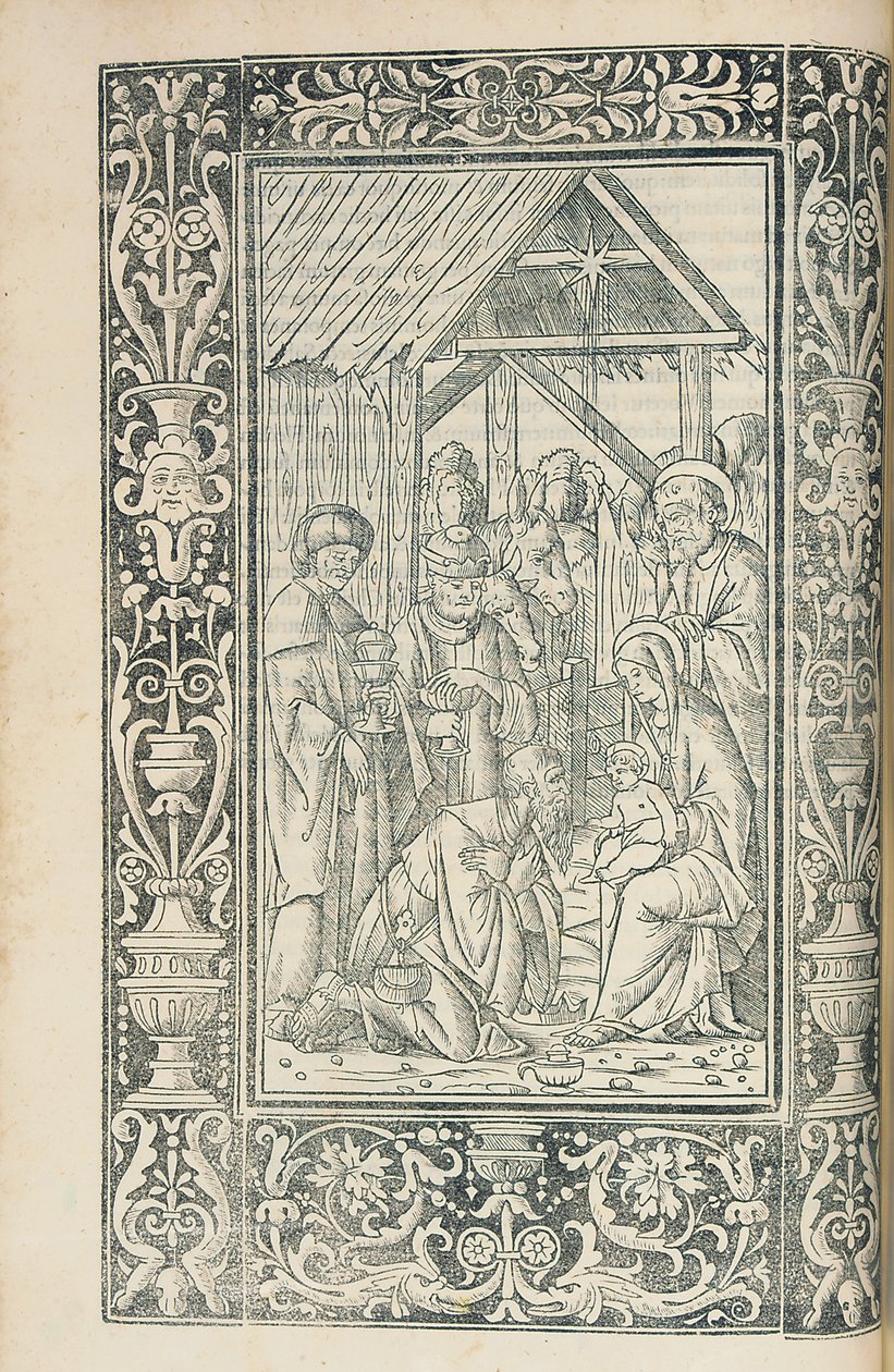 Illustrazione dal Decachordum Christianum di Marcus Vigerius (1446-1516), Fano da European School