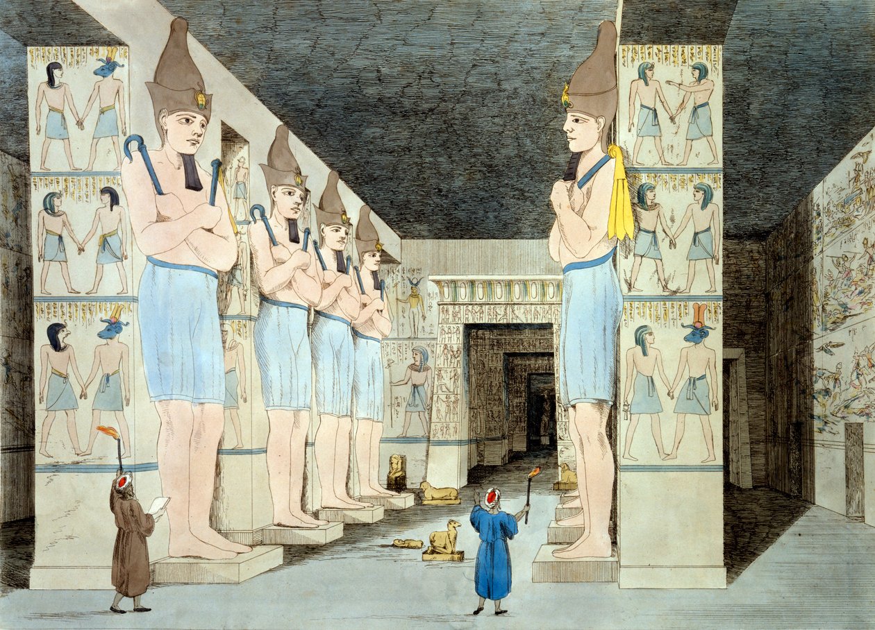 Interno del Tempio di Ramesse ad Abu Simbel da European School