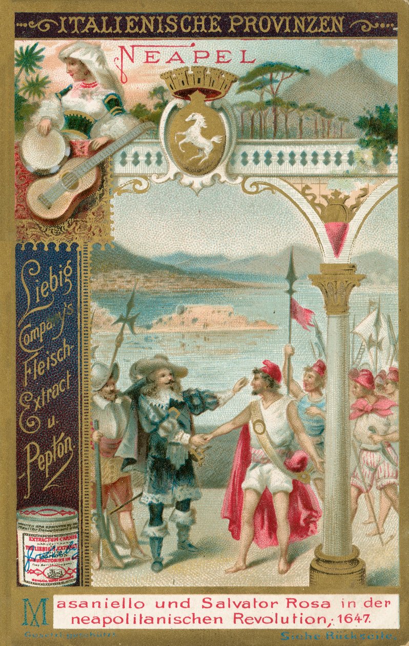 Province italiane, carta Liebig, inizio XX secolo (cromo) da European School