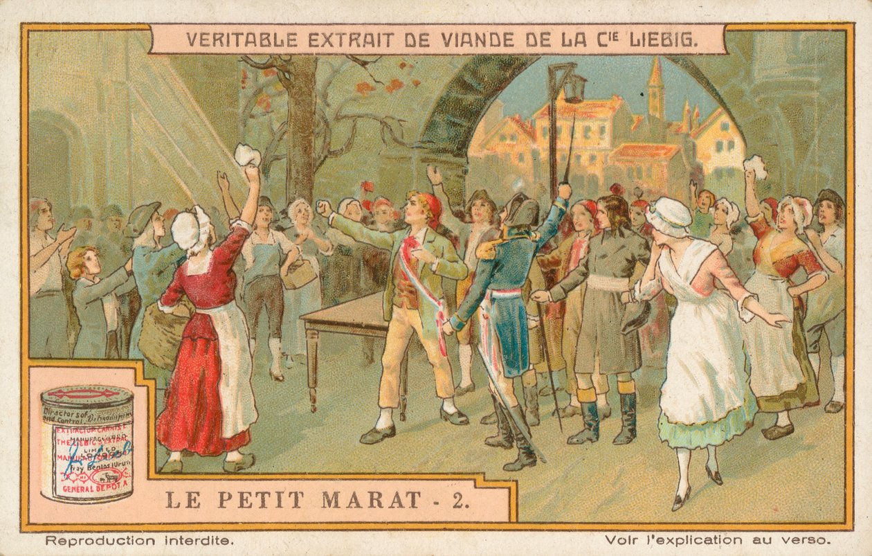 Le Petit Marat, carta Liebig, inizio XX secolo (cromo) da European School