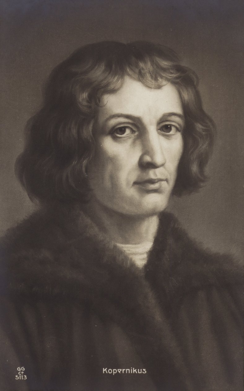 Nicolaus Copernicus (1473-1543), astronomo polacco (litografia) da European School