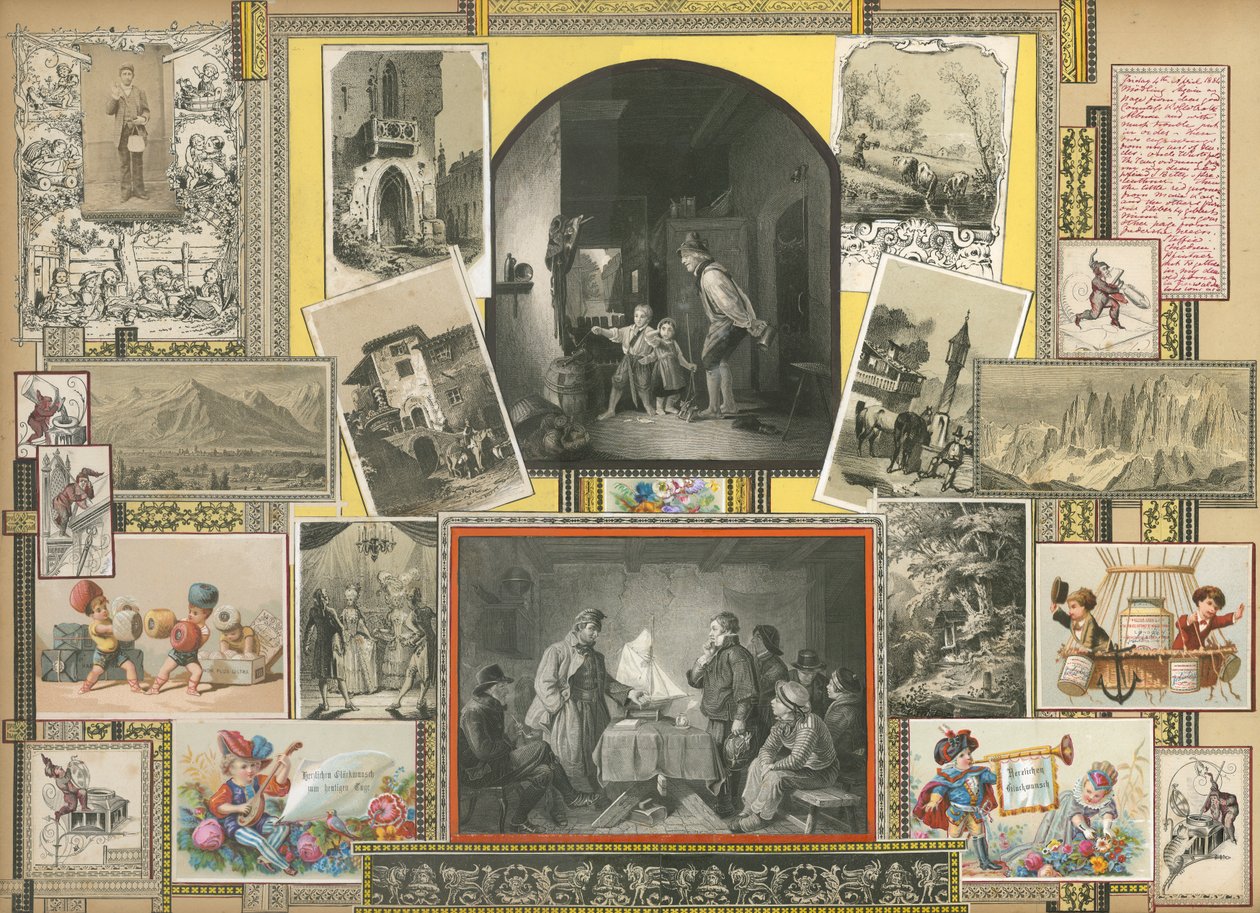 Pagina del volume VI del Sammelsurium (materiale a stampa) da European School
