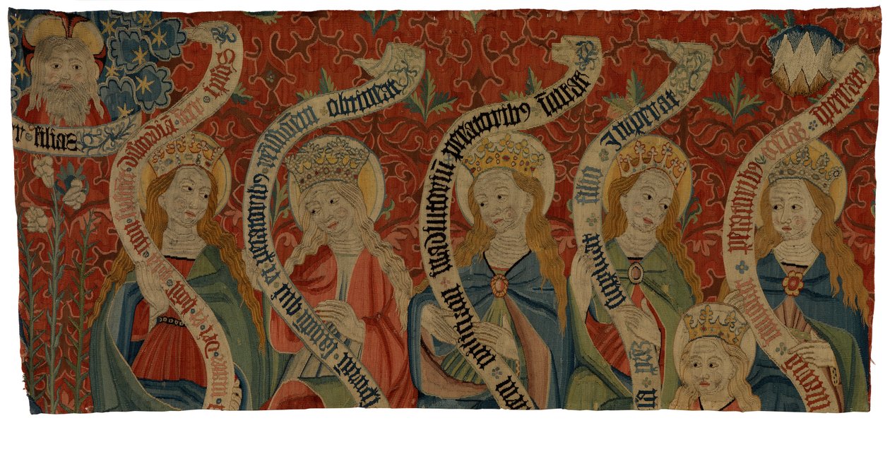 Frammento di arazzo raffigurante l