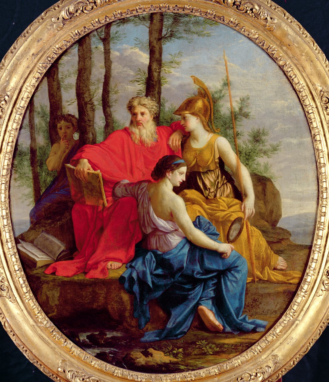 Allegoria di un ministro perfetto o, Il ministro di Stato con i suoi attributi, 1653 da Eustache Le Sueur