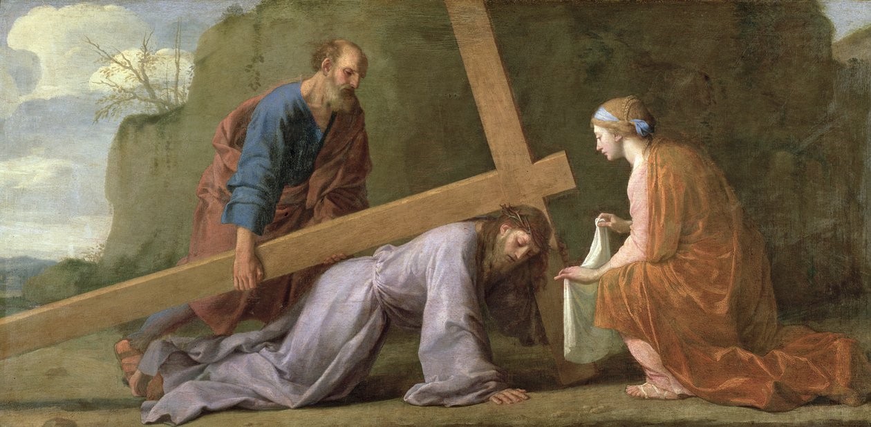 Cristo che porta la croce, c.1651 da Eustache Le Sueur