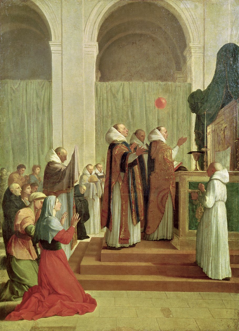 La messa di San Martino di Tours, 1654 da Eustache Le Sueur