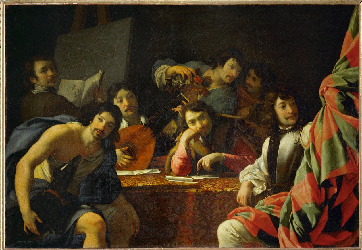 La prudenza porta pace e abbondanza ... da Eustache (studio of) Le Sueur
