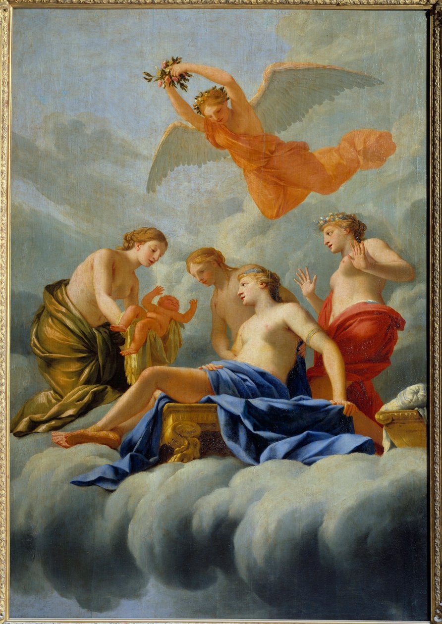 La nascita di Amore da Eustache (studio of) Le Sueur