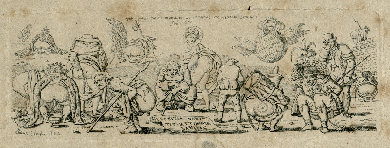 Vanità delle vanità, tutto è vanità, dopo il 1800 da Eustache Hyacinthe Langlois