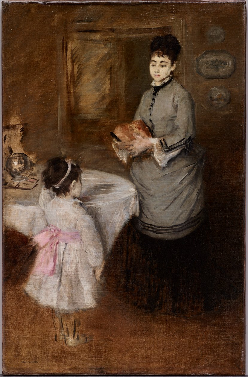 Tè del pomeriggio, c.1874 da Eva Gonzalès