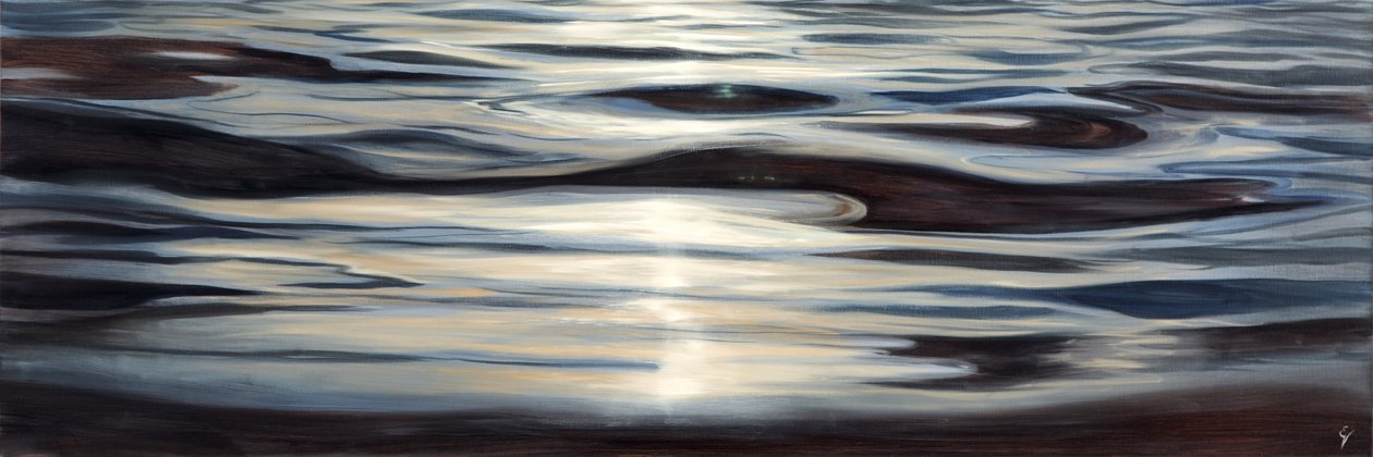 Seta liquida, 2020 (olio su tela) da Eva Volf