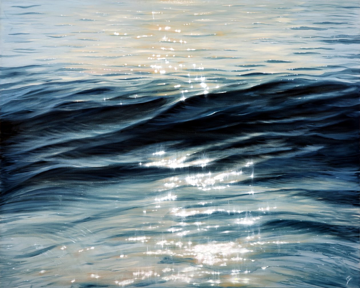 La benedizione del sole, 2020 (olio su tela) da Eva Volf