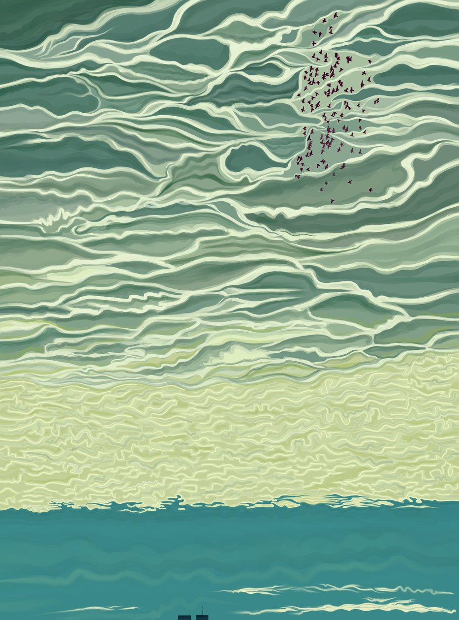 9-11-21 (arte digitale) da Evan Sklar