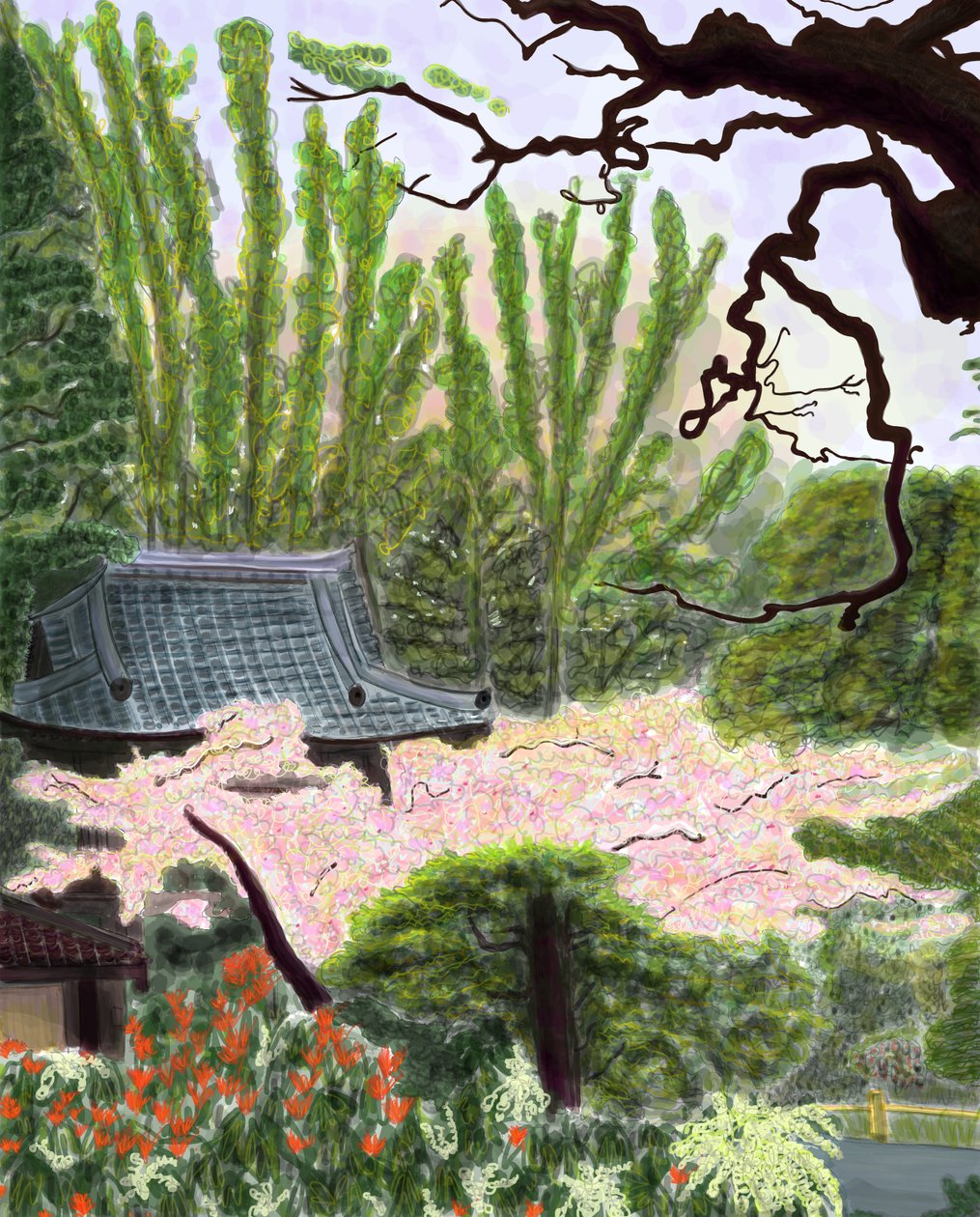 Giardino giapponese da Evan Sklar