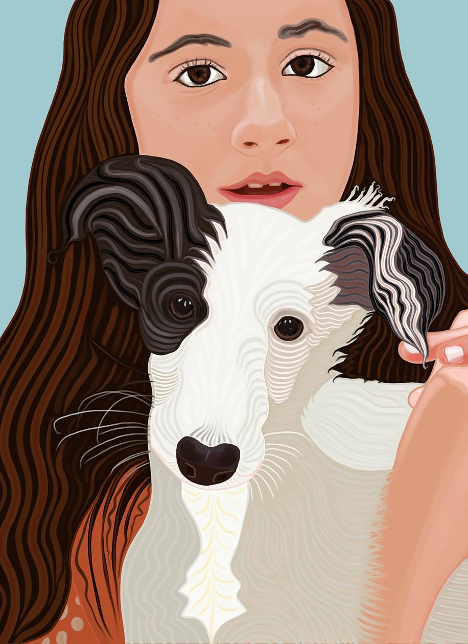 Minnie e Ava (arte digitale) da Evan Sklar