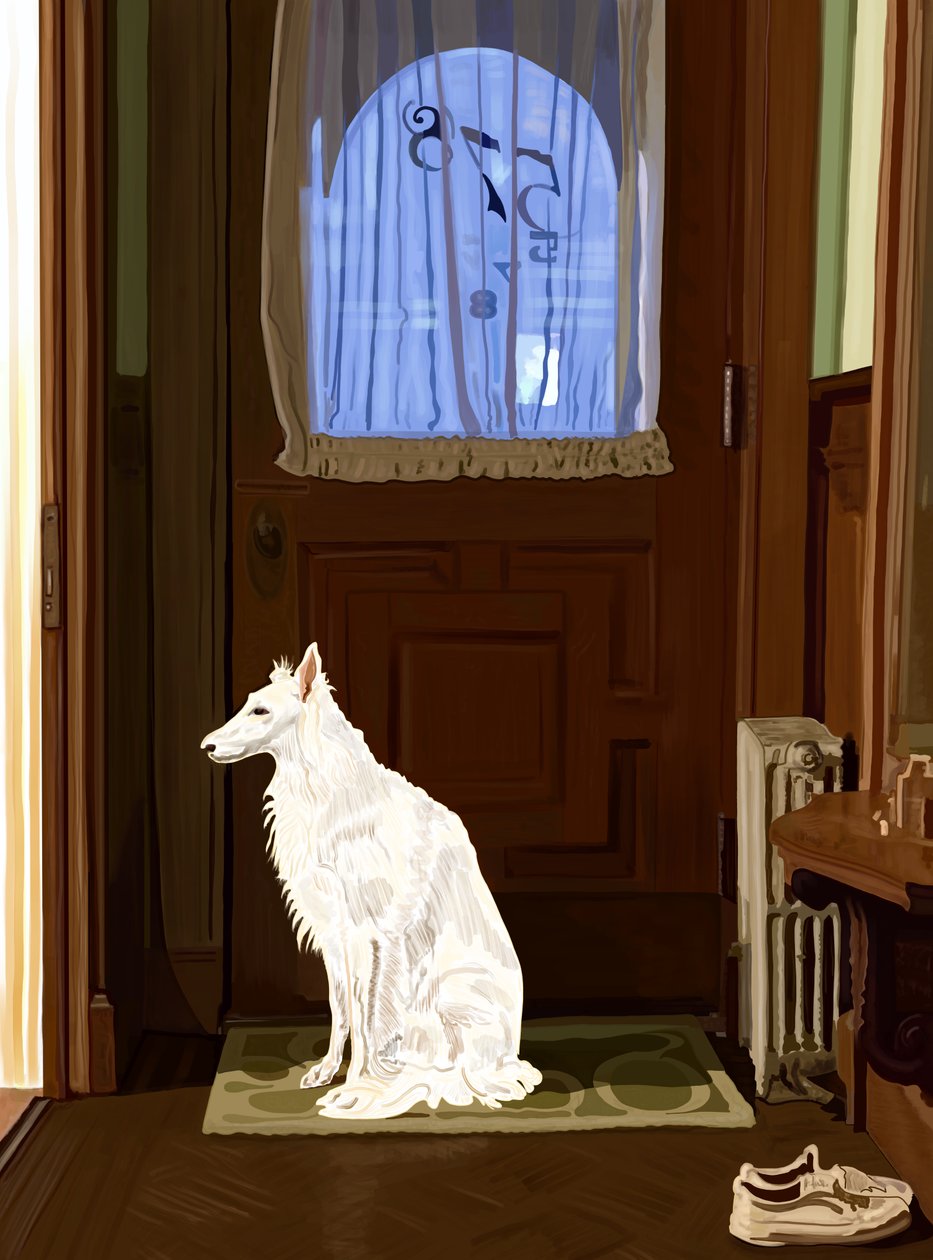 Penna sul tappeto di Front Door Brooklyn (arte digitale) da Evan Sklar
