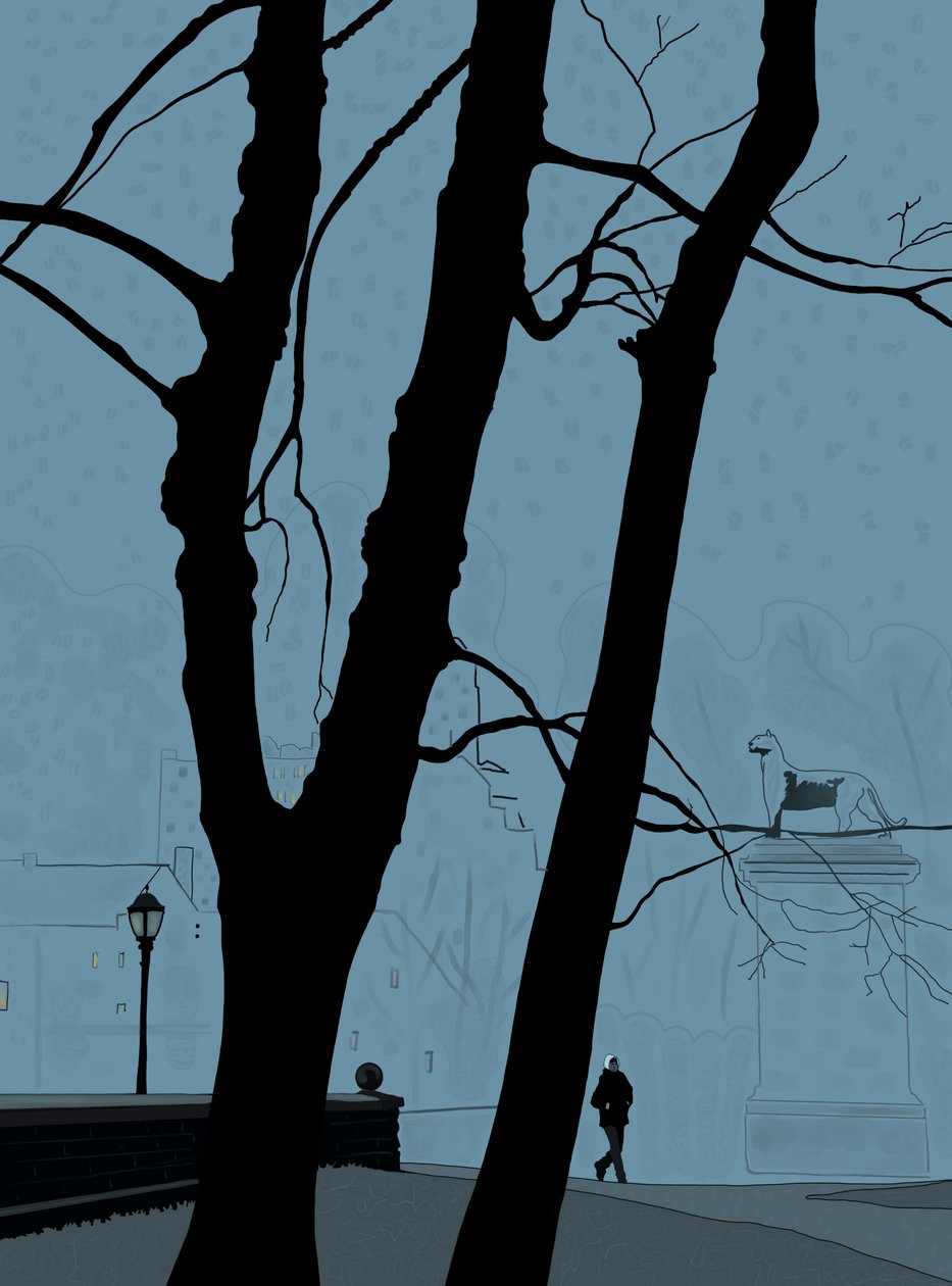 Ingresso della Third Avenue, Prospect Park (arte digitale) da Evan Sklar