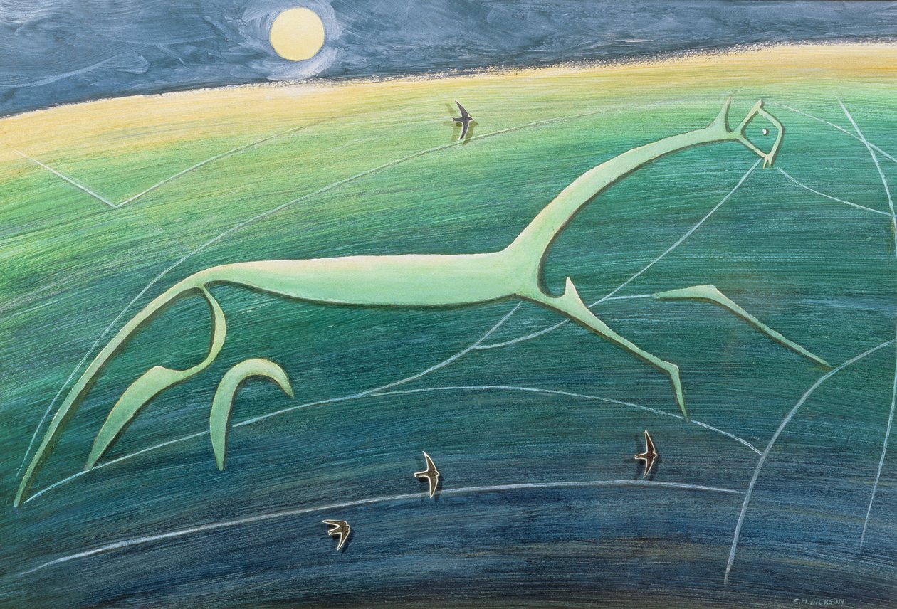 Collina del Cavallo Bianco, Uffington da Evangeline Dickson