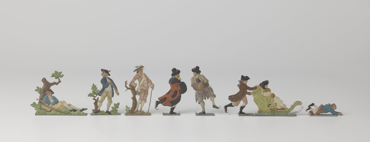 Figurine di stagno realizzate dai Fratelli Moravi di Zeist da Evangelische Broedergemeente