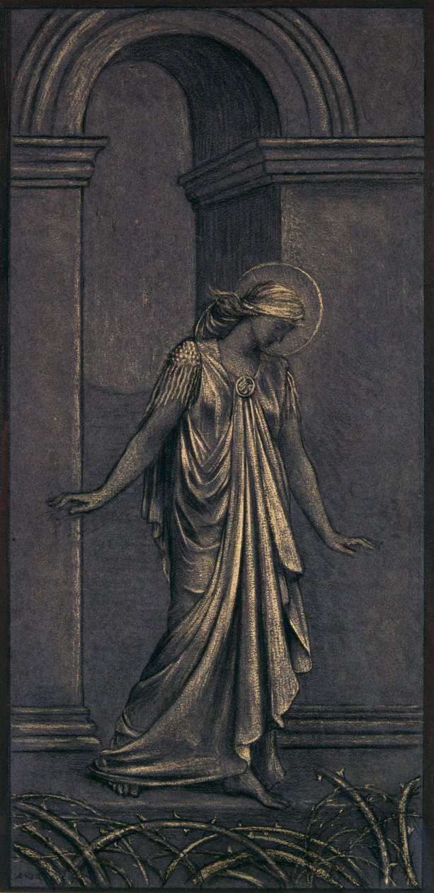 Studio Finito per La Via Spinosa, c.1897 da Evelyn De Morgan