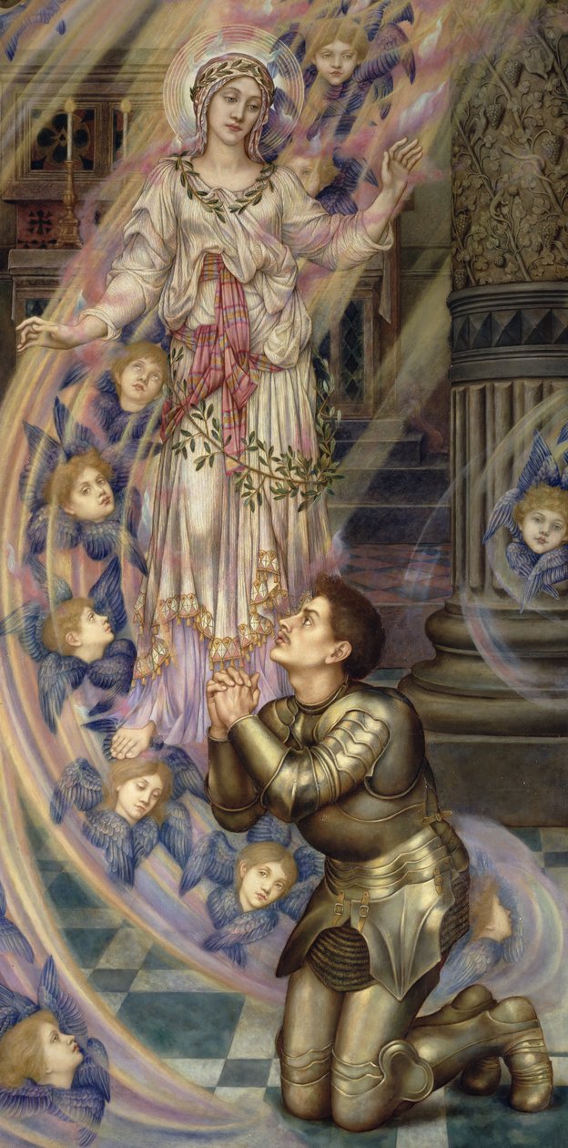 Nostra Signora della Pace, 1907 da Evelyn De Morgan