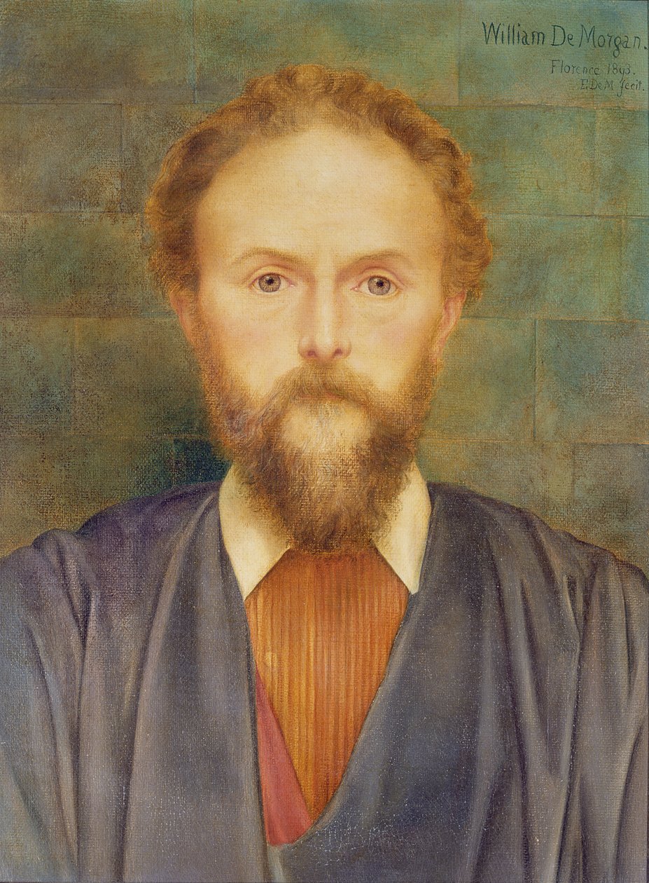Ritratto di William de Morgan, 1893 da Evelyn De Morgan