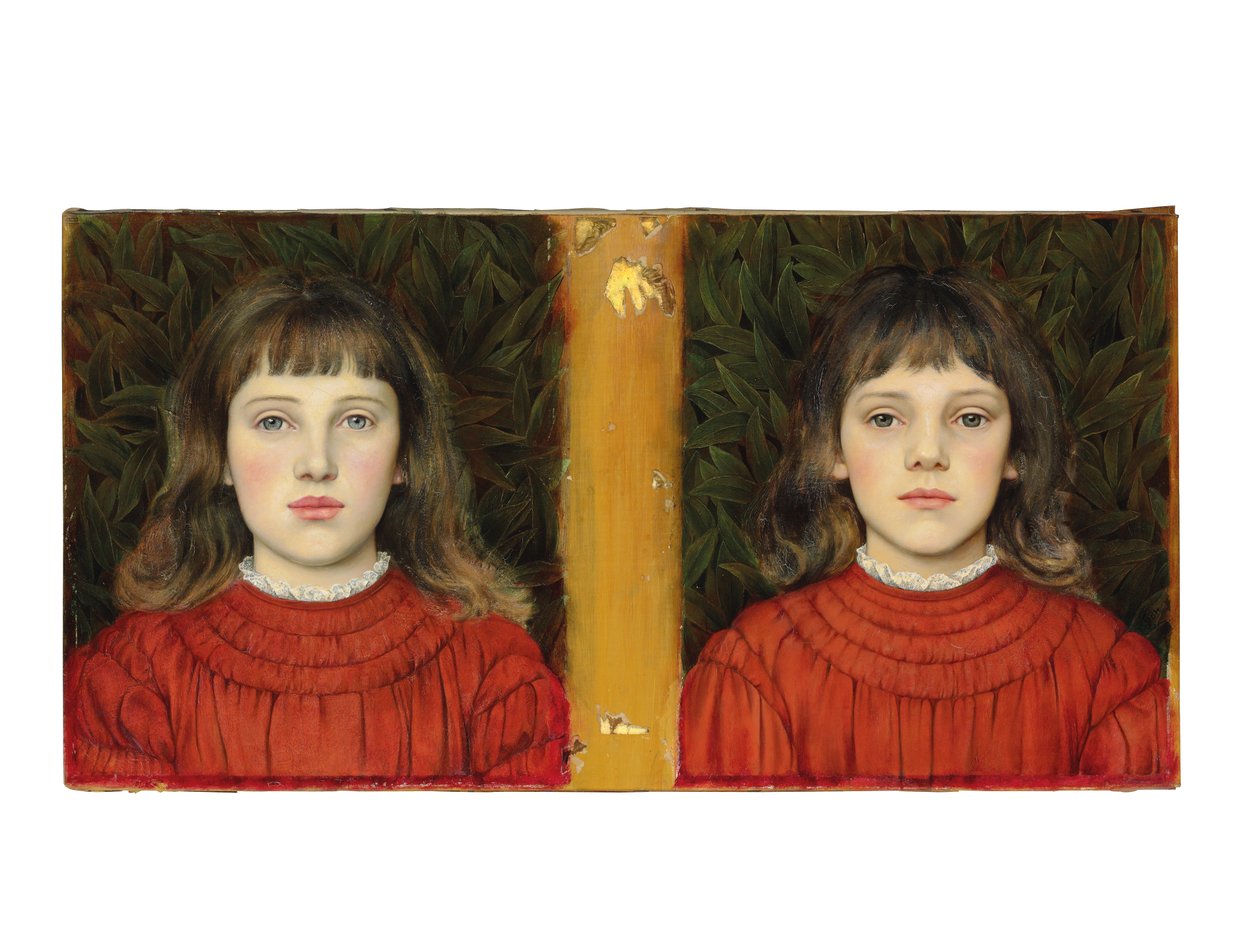 Ritratti di Alice Mildred e Winifred Julia Spencer Stanhope, 1884 da Evelyn De Morgan