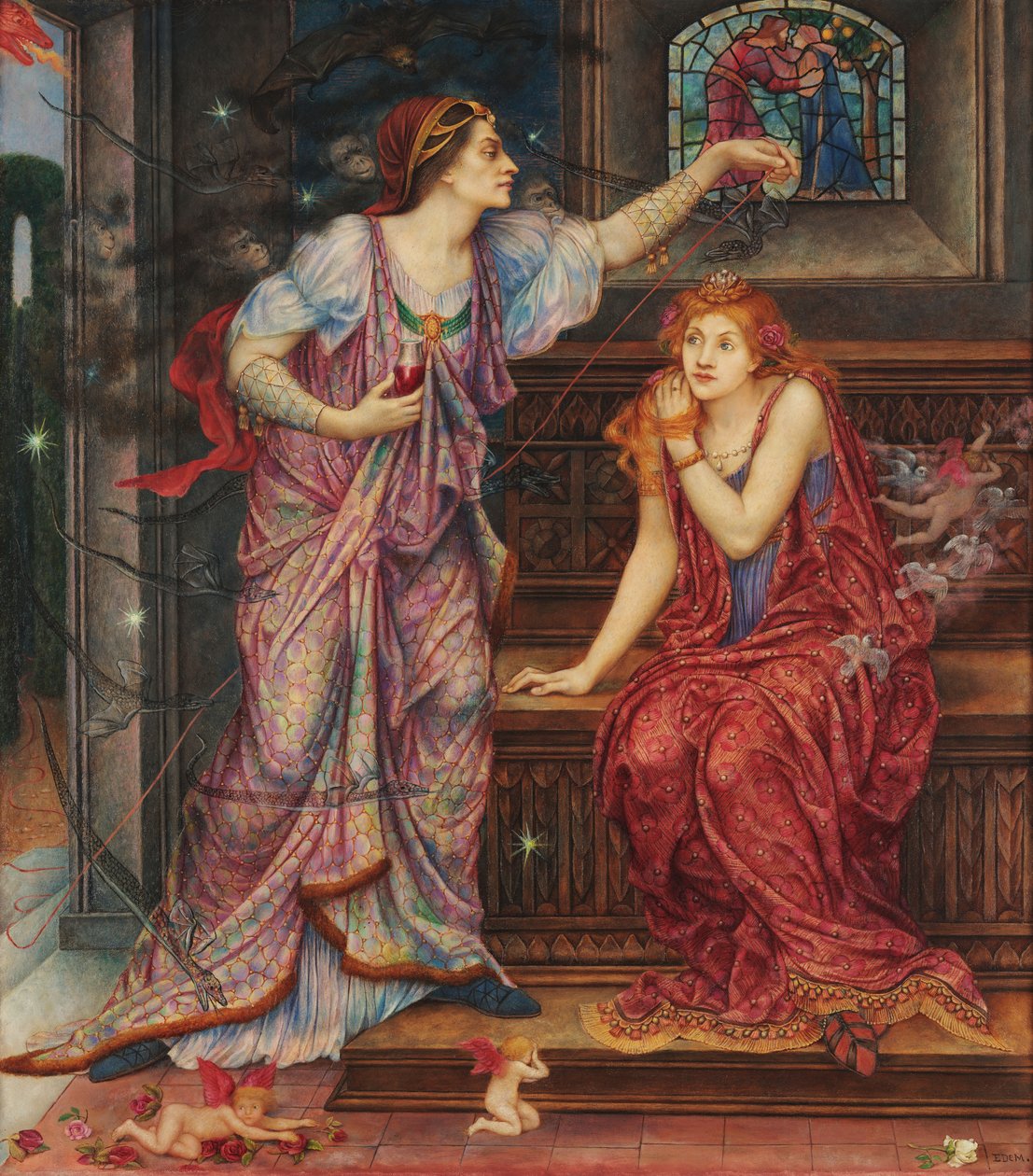 Regina Eleanor amp; Fiera Rosamund da Evelyn De Morgan