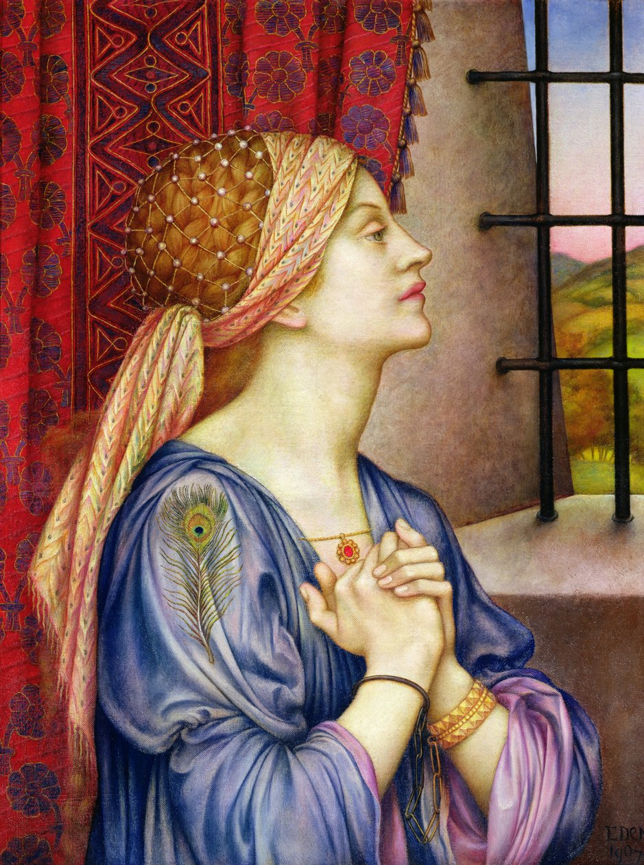 Il prigioniero, 1907-08 da Evelyn De Morgan