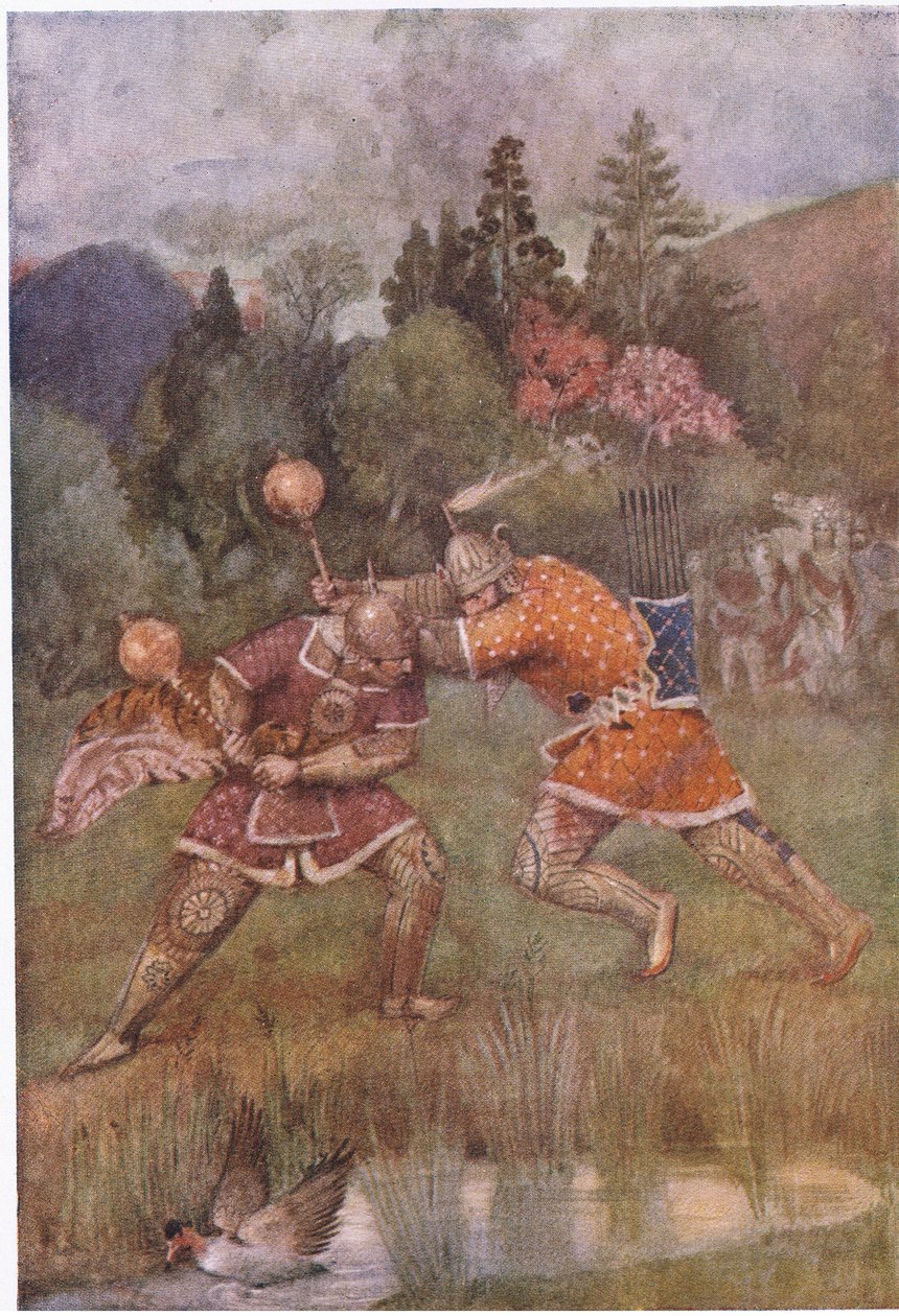 Bhima scagliò la sua mazza con furia da Evelyn Paul